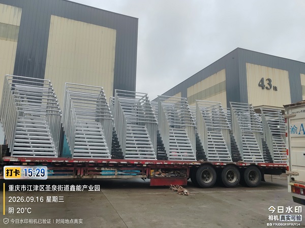 匠心定制赋能仓储升级 西城蓬业批量定制巧固架整装发车交付